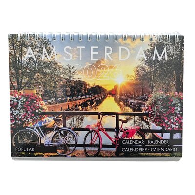 Typisch Hollands Amsterdamer Bürokalender 2026