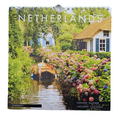 Typisch Hollands Holland Wandkalender 2026