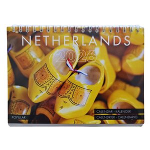 Typisch Hollands Holland buro-kalender 2026