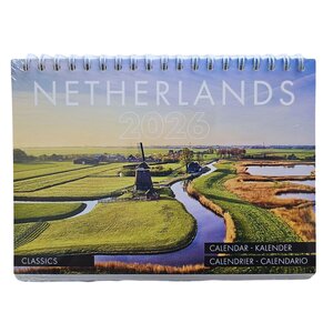 Typisch Hollands Holland buro-kalender 2026