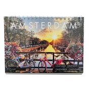 Typisch Hollands Amsterdam buro-kalender 2026