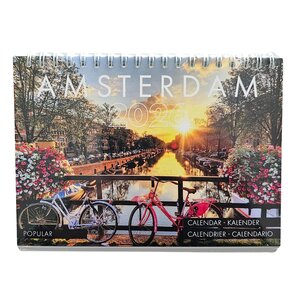 Typisch Hollands Amsterdamer Bürokalender 2026