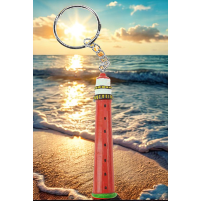 Typisch Hollands Schlüsselanhänger - Leuchtturm - Den Helder - De Lange Jaap