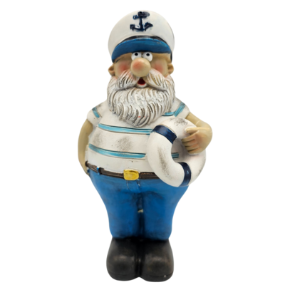 Typisch Hollands Zeeman - Funny - Kapitein met reddingsboei 16 cm