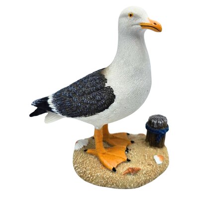 Typisch Hollands Möwe im Sand 15 cm