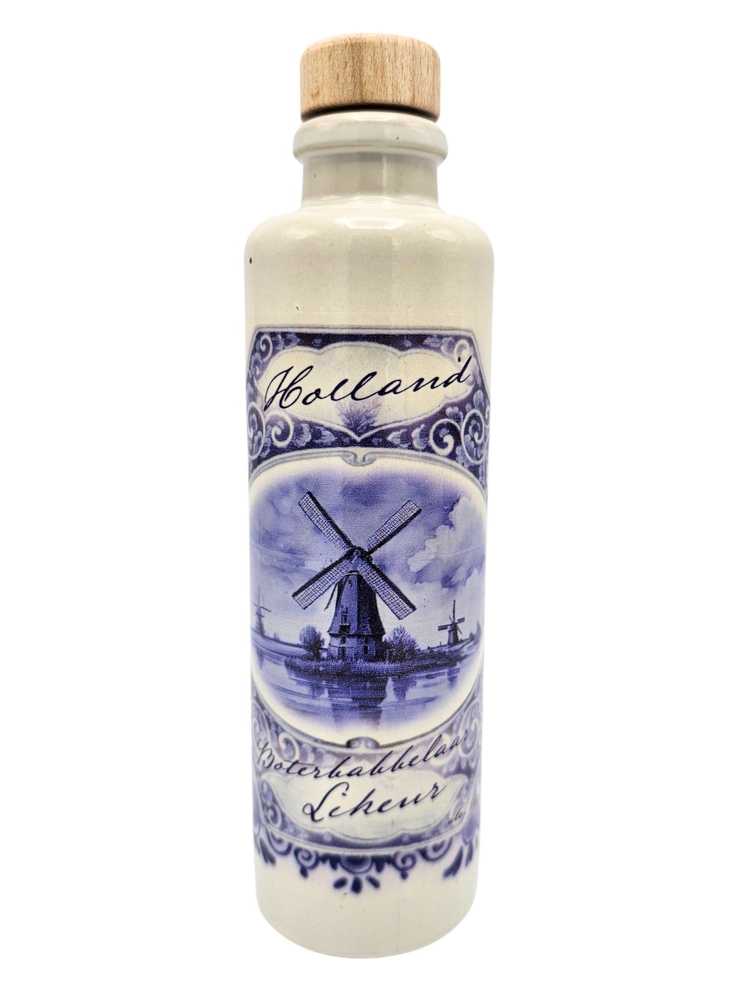 Typisch holländisch - Delfter blauer Krug - Boterbabbelaar-Likör 100cl ...