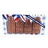 Typisch Hollands Milk chocolate gabled houses in Delft blue gift box
