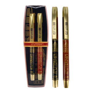 Typisch Hollands Pen set - Art Deco - Amsterdam - in luxury gift box