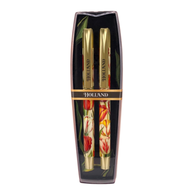 Matix Pennenset - Vintage Flowers - Holland - in luxe cadeaucassette