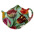 Matix Teebeutel - Untertasse - Hübsche Tulpen - grün