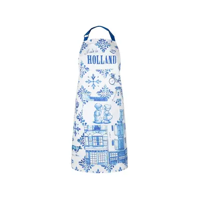 Typisch Hollands Luxury kitchen apron - Delft blue - Holland