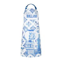 Typisch Hollands Luxury kitchen apron - Delft blue - Holland