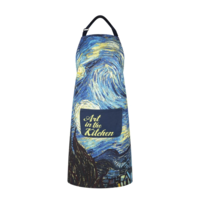 Memoriez Luxury kitchen apron - Starry sky - Vincent van Gogh