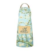 Memoriez Luxury kitchen apron - Almond blossom - Vincent van Gogh