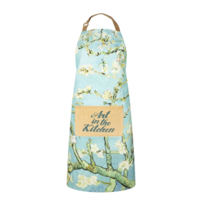 Memoriez Luxury kitchen apron - Almond blossom - Vincent van Gogh