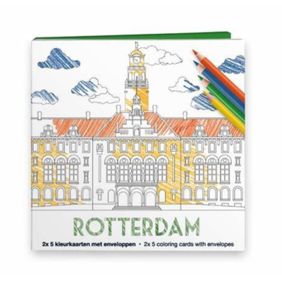 Typisch Hollands Farbkarten - Rotterdam - inklusive Umschläge