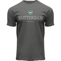 Typisch Hollands T-shirt Grijs gravure Rotterdam