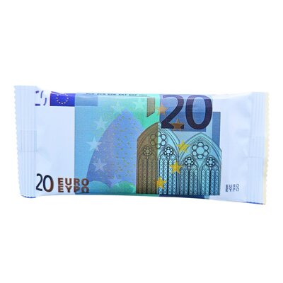 Typisch Hollands Schokoriegel - 20-Euro-Schein - 50 Gramm