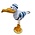 Typisch Hollands Seagull funny - 14 cm