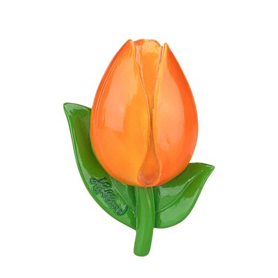 Typisch Hollands Magnet 3d tulip Holland– orange