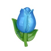 Typisch Hollands Magneet 3d tulp Holland– blauw