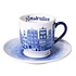 Heinen Delfts blauw Espressotasse und Untertasse - Porzellan - Delfter Blau - Amsterdam