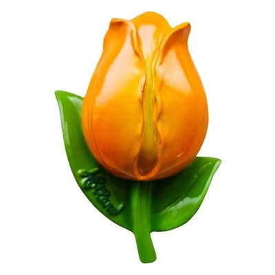 Matix Magneet 3d tulp Holland– Geel-Oranje
