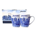 Typisch Hollands Grote koffie of theemokken  Amsterdam (set van 2)