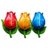 Matix Magnet tulips large red-orange and blue set of 3 pieces