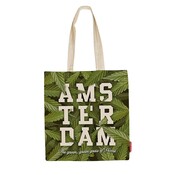 Typisch Hollands Bag cotton green green grass Amsterdam