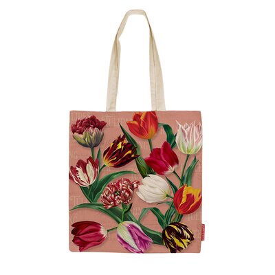 Matix Bag cotton 'pretty tulips' - pink