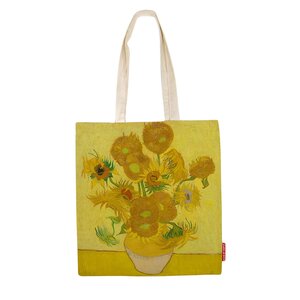 Typisch Hollands Baumwolltasche - Vincent van Gogh - Sonnenblumen.