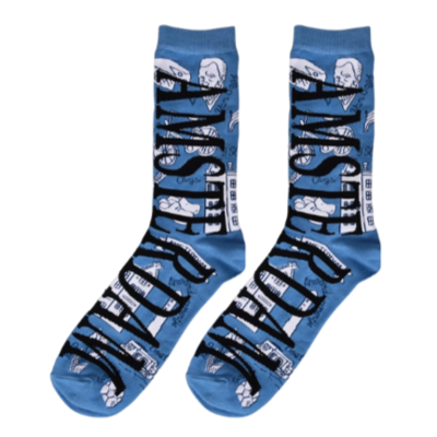 Typisch Hollands Men's socks - Blue (white-black)