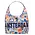 Robin Ruth Fashion Large shoulder bag Bag Amsterdam - Blue - Flowers - Copy