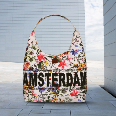Robin Ruth Fashion Große Schultertasche Amsterdam - Blumen