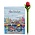 Typisch Hollands Amsterdam tulip ballpoint pen notebook blue - Copy