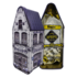 Typisch Hollands Gabled house tin Delft blue with hops