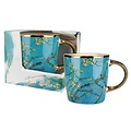 Typisch Hollands Large mug with gold handle - Almond Blossom
