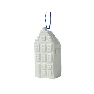 Heinen Delfts blauw Weißer Weihnachtsschmuck - Giebelhaus
