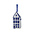 Heinen Delfts blauw White Christmas ornament - Gable house