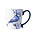 Heinen Delfts blauw Delfts blauwe mok - Pimpelmees