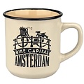 Typisch Hollands Kleine Tasse in Geschenkbox - Amsterdam - Weiß