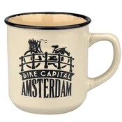 Typisch Hollands Kleine mok in geschenkdoos - Amsterdam - Wit