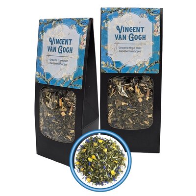 Typisch Hollands Vincent van Gogh  thee - groene thee met bloesemknopjes
