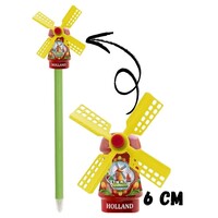 Typisch Hollands Holland Kugelschreiber mit roter Windmühle