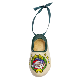 Nijhuis  Plain wooden Christmas clog 8 cm