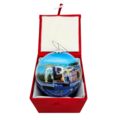 TTD Gifts Christmas ball in luxury gift box - the Skinny Bridge - Amsterdam