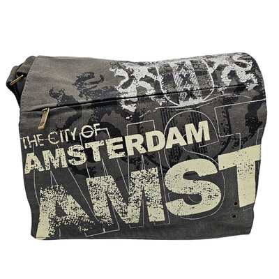 Robin Ruth Fashion Grote omslagtas Amsterdam - Postman-Bag - Antraciet
