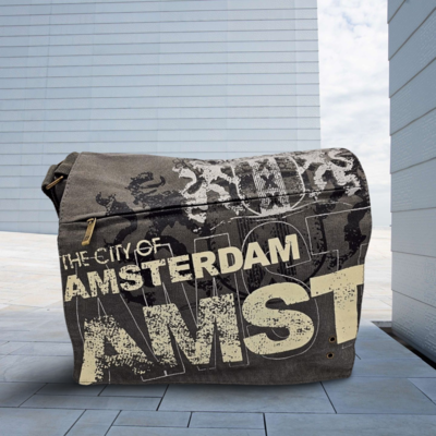 Robin Ruth Fashion Grote omslagtas Amsterdam - Postman-Bag - Antraciet