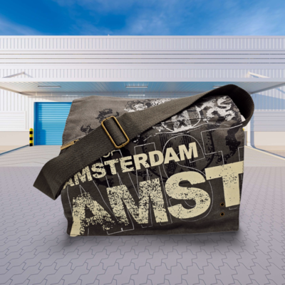 Robin Ruth Fashion Große Amsterdam Postman Bag - Anthrazit